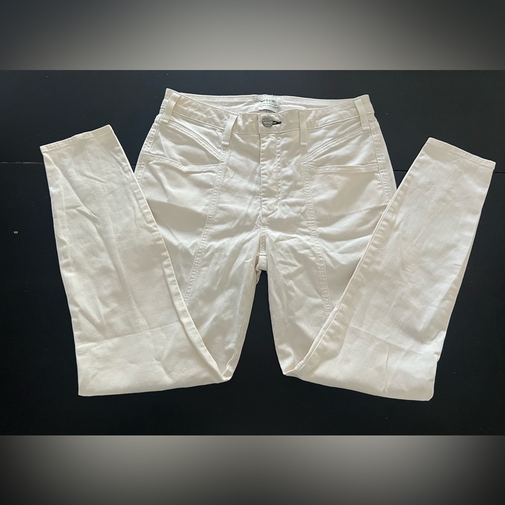 McGuire Denim mid-rise pants, like new, size 30, cream
